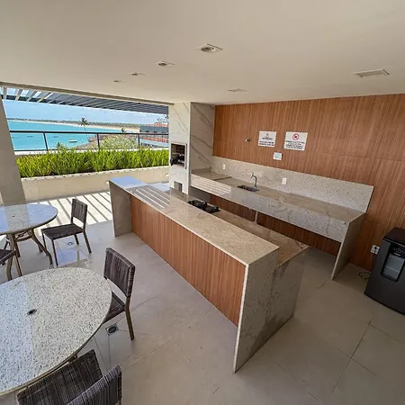 Flat pé na areia na melhor localização de Porto de Galinhas-3